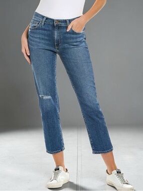 Joe's Jeans (29) The Scout Kaelan Tomboy Straight Leg Jean Medium Wash Stretch